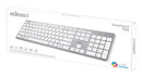 Adesso AKB-730UW keyboard Home/Office USB QWERTY UK International White
