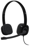 Logitech 981-000587 headphones/headset Wired Head-band Office/Call center Black