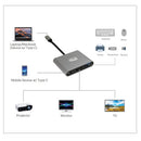 Adesso AUH-4010 notebook dock/port replicator USB 3.2 Gen 1 (3.1 Gen 1) Type-C Gray