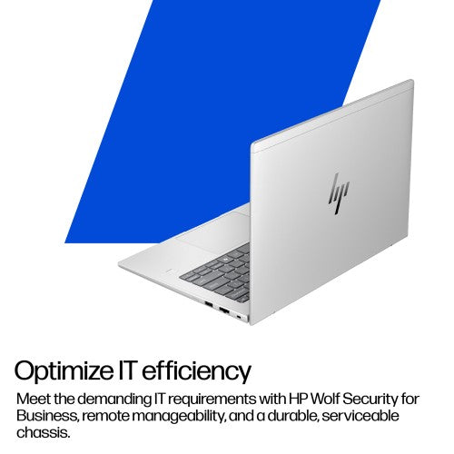 HP EliteBook 6 G1i AI PC Wolf Pro Security Edition Intel Core Ultra 7 265U Laptop 14" Touchscreen WUXGA 16 GB DDR5-SDRAM 512 GB SSD Wi-Fi 7 (802.11be) Windows 11 Pro Silver