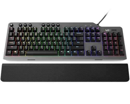 Lenovo Legion K500 keyboard Gaming USB QWERTY US English Black, Gray