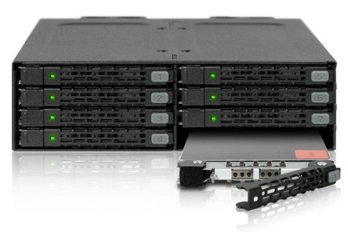 Icy Dock MB998SP-B disk array 0 TB Black