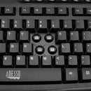 Adesso WKB-1330CB keyboard Mouse included Universal RF Wireless QWERTY US English Black