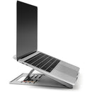 Kensington SmartFit® Easy Riser™ Go Adjustable Ergonomic Laptop Riser and Cooling Stand for up to 14" Laptops
