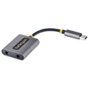 StarTech.com USBC-AUDIO-SPLITTER audio splitter Gray