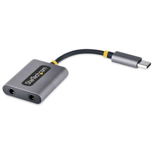 StarTech.com USBC-AUDIO-SPLITTER audio splitter Gray