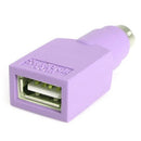 StarTech.com GC46FMKEY cable gender changer PS/2 USB A Violet
