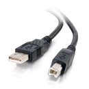 C2G 28102 USB cable USB 2.0 78.7" (2 m) USB A USB B Black