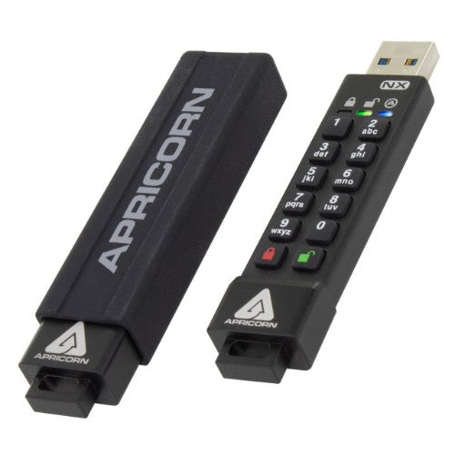 Apricorn Aegis Secure Key 3NX USB flash drive 4 GB USB Type-A 3.2 Gen 1 (3.1 Gen 1) Black