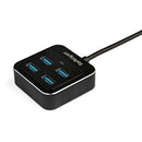 StarTech.com HB31C4AB interface hub USB 3.2 Gen 2 (3.1 Gen 2) Type-C 10000 Mbit/s Black