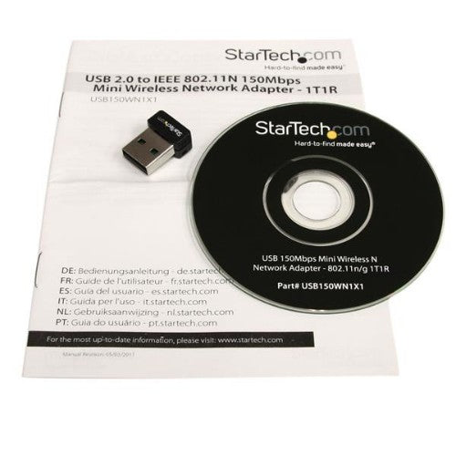 StarTech.com USB150WN1X1 network card WLAN 150 Mbit/s