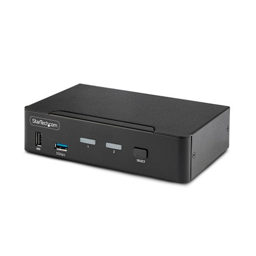 StarTech.com D86A2-2-PORT-8K-KVM KVM switch Black