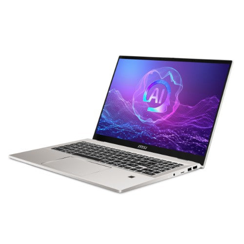 MSI Prestige A16 AI+ A3HMG-019US AMD Ryzen AI 9 365 Laptop 16" UHD+ 32 GB LPDDR5x-SDRAM 1 TB SSD Wi-Fi 7 (802.11be) Windows 11 Pro Silver