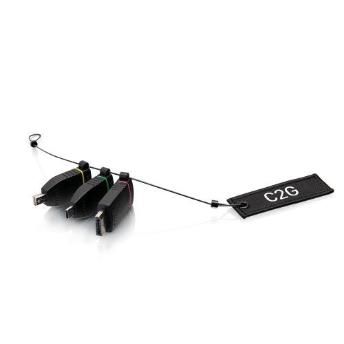 C2G 29878 cable gender changer 3x HDMI Mini DisplayPort, DisplayPort, USB C Black