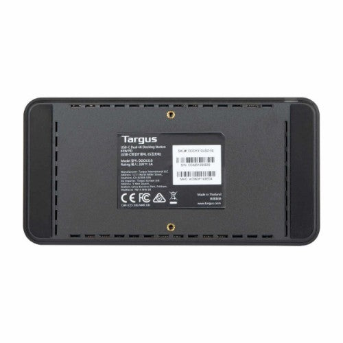 Targus DOCK310USZ laptop dock/port replicator Wired Black