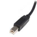 StarTech.com USB 2.0 Cable USB cable 35.4" (0.9 m) USB A USB B Black