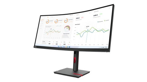 Lenovo ThinkVision T34w-30 LED display 34" 3440 x 1440 pixels Wide Quad HD Black