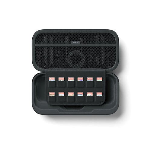 Belkin ENA001fqCH-V1 Travel case Nintendo Polyester velvet Charcoal