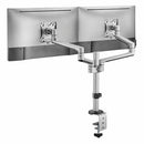 Rocstor Y10N019-S1 monitor mount / stand 32" Black, Silver Desk