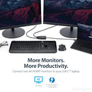 StarTech.com MSTCDP122HD USB graphics adapter 3840 x 2160 pixels Black