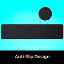 Adesso Truform P330 wrist rest Fiber, Memory foam, Rubber Black