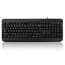 Adesso AKB-132HB keyboard Universal USB QWERTY US English Black