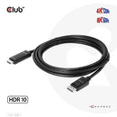 CLUB3D CAC-1087 video cable adapter 118.1" (3 m) DisplayPort HDMI Black
