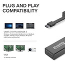 Plugable Technologies USBC-TVGA USB graphics adapter 1920 x 1200 pixels Black
