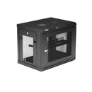 StarTech.com RK9WALM rack cabinet 9U Wall mounted rack Black