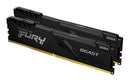 Kingston Technology FURY Beast memory module 32 GB 2 x 16 GB DDR4 3200 MT/s 288-pin DIMM