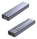 4XEM 4XHBC006 interface hub USB Type-C 5000 Mbit/s Gray