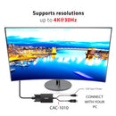 CLUB3D cac-1010 Displayport/usb DVI-I Daul link Black, White
