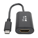 Tripp Lite U444-06N-HD4K6B video cable adapter 6" (0.152 m) USB Type-C HDMI Black