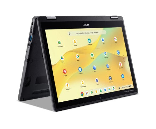 Acer Chromebook R857TN-C7D8NA Intel® N N150 12.2" Touchscreen WUXGA 8 GB LPDDR5x-SDRAM 64 GB Flash Wi-Fi 7 (802.11be) ChromeOS Black