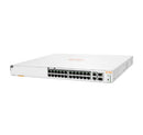 HPE Aruba Networking Aruba Instant On 1960 24G 20p Class4 4p Class6 PoE 2XGT 2SFP+ 370W Managed L2+ Gigabit Ethernet (10/100/1000) Power over Ethernet (PoE) 1U White