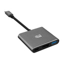 Adesso AUH-4010 notebook dock/port replicator USB 3.2 Gen 1 (3.1 Gen 1) Type-C Gray