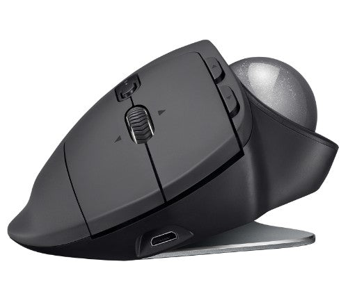 Logitech MX Ergo S Plus mouse Office Right-hand RF Wireless + Bluetooth Trackball 2048 DPI