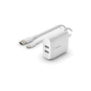 Belkin WCE001DQ1MWH mobile device charger Indoor White