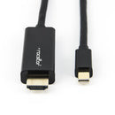 Rocstor Y10C196-B1 video cable adapter 78.7" (2 m) Mini DisplayPort HDMI Type A (Standard) Black