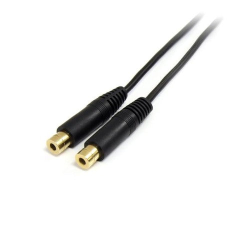 StarTech.com MUY1MFF audio cable 5.91" (0.15 m) 3.5mm 2 x 3.5mm Black