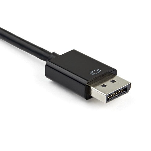 StarTech.com DP2VGAHD20 video cable adapter DisplayPort HDMI + VGA (D-Sub) Black