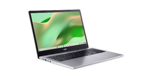 Acer Chromebook CB315-5H-C4Z5 Intel® N N100 15.6" Full HD 8 GB LPDDR5-SDRAM 64 GB SSD Wi-Fi 6E (802.11ax) ChromeOS Silver