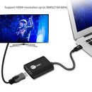 Siig CB-TC0811-S1 USB graphics adapter 3840 x 2160 pixels Black