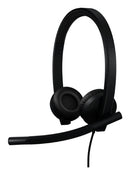 Logitech H570e Headset Wired Head-band Office/Call center USB Type-C Black