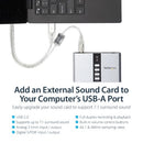 StarTech.com ICUSBAUDIO7D audio card 7.1 channels USB