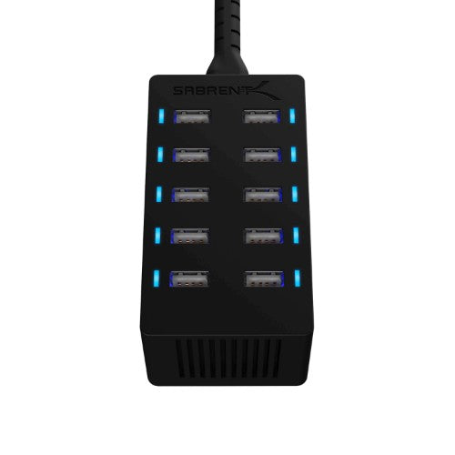 Sabrent AX-TPCS mobile device charger MP3, Smartphone, Tablet Black AC Indoor