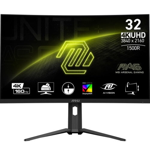 MSI MAG 321CUP computer monitor 31.5" 3840 x 2160 pixels 4K Ultra HD Black