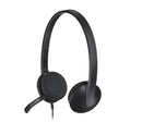 Logitech 981-000507 headphones/headset Wired Head-band Office/Call center Black