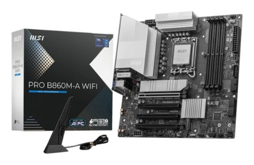 MSI PRO B860M-A WIFI motherboard Intel B860 LGA 1851 (Socket V1) micro ATX
