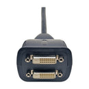 Tripp Lite P564-001 DVI cable 12.2" (0.31 m) DVI-D 2 x DVI-D Black